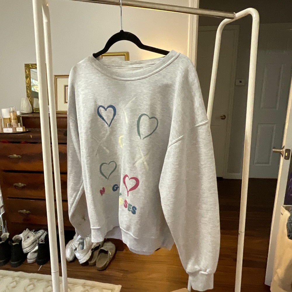 Cute Grey Crew Neck